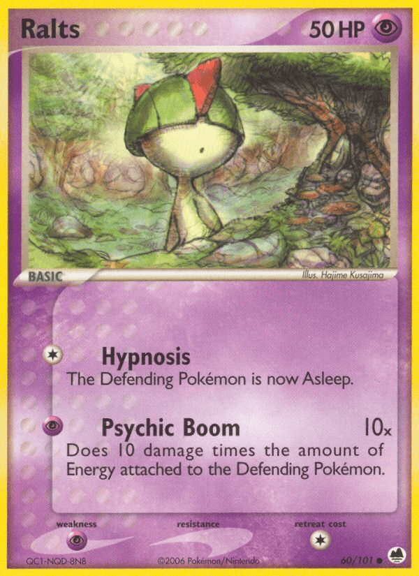 Ralts Dragon Frontiers card