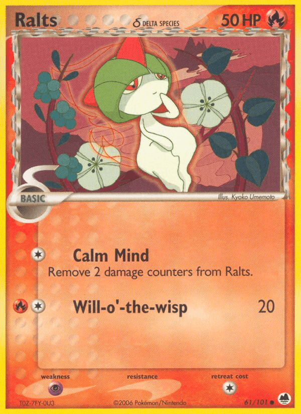 Ralts δ Dragon Frontiers card