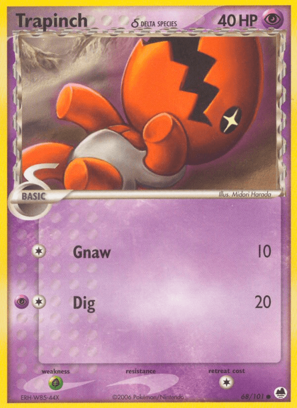 Trapinch δ Dragon Frontiers card