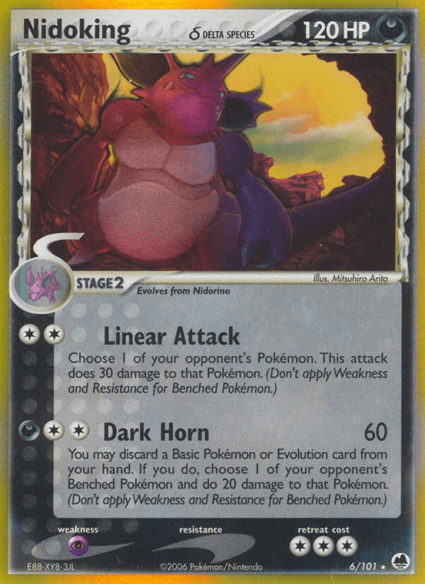 Nidoking δ Dragon Frontiers card