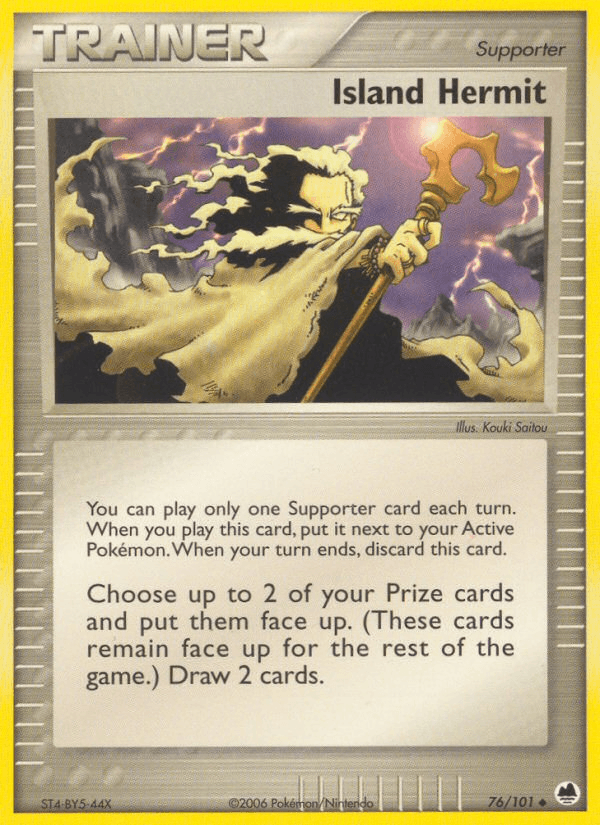 Island Hermit Dragon Frontiers card
