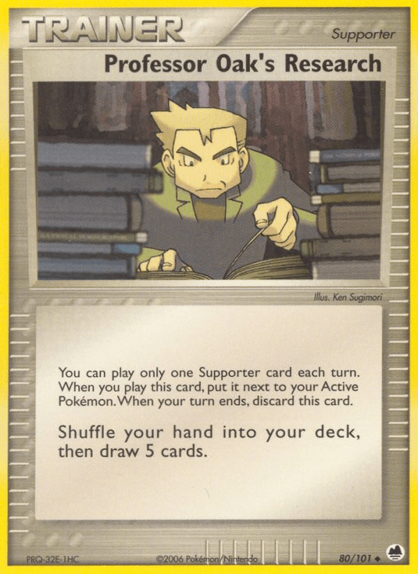 Professor Oak's Research Dragon Frontiers card