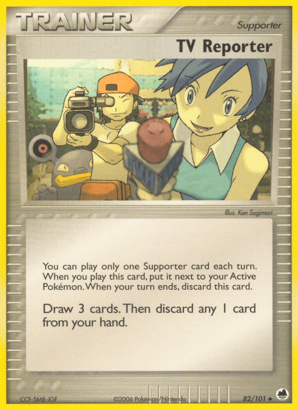 TV Reporter Dragon Frontiers card