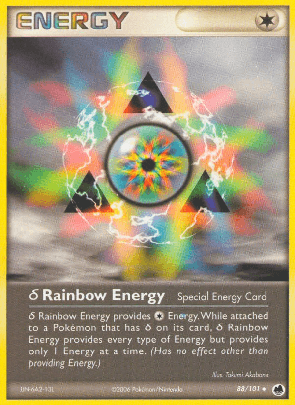 δ Rainbow Energy Dragon Frontiers card