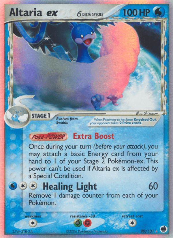 Altaria ex δ Dragon Frontiers card