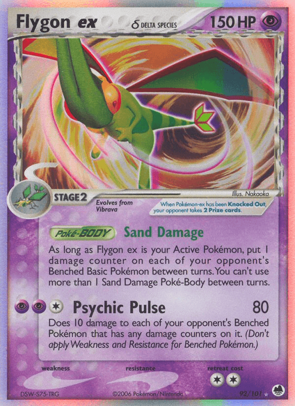 Flygon ex δ Dragon Frontiers card