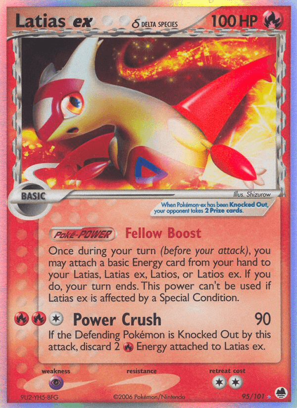 Latias ex δ Dragon Frontiers card