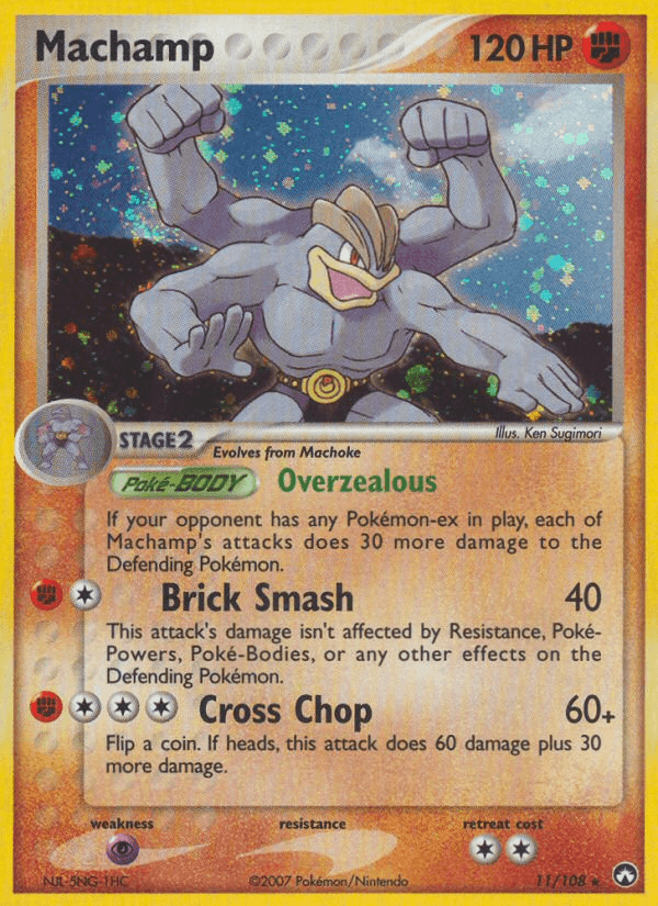 Machamp Power Keepers card