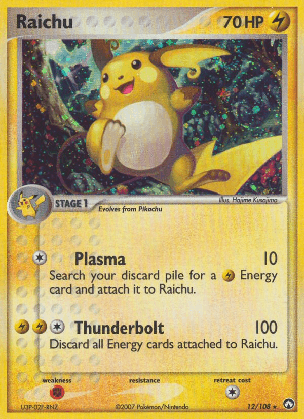 Raichu Power Keepers card