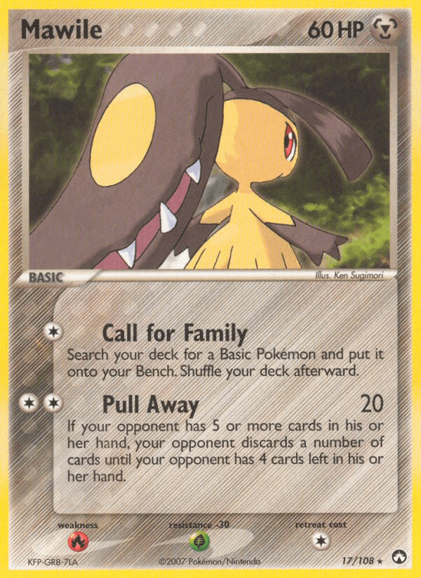 Mawile Power Keepers card