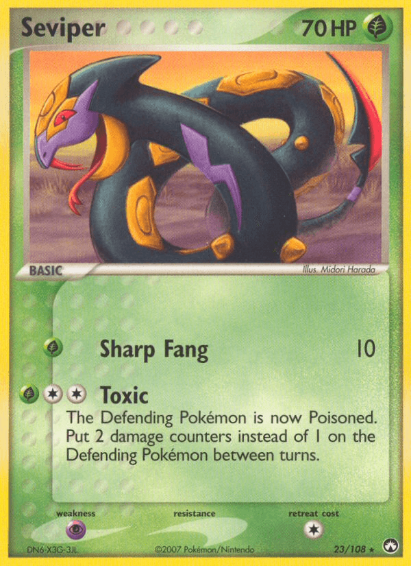 Seviper Power Keepers card