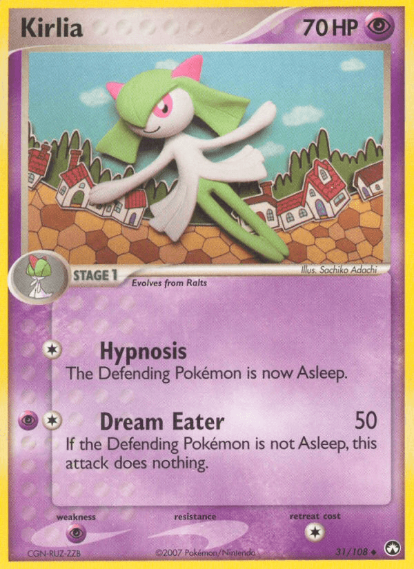 Kirlia Power Keepers card