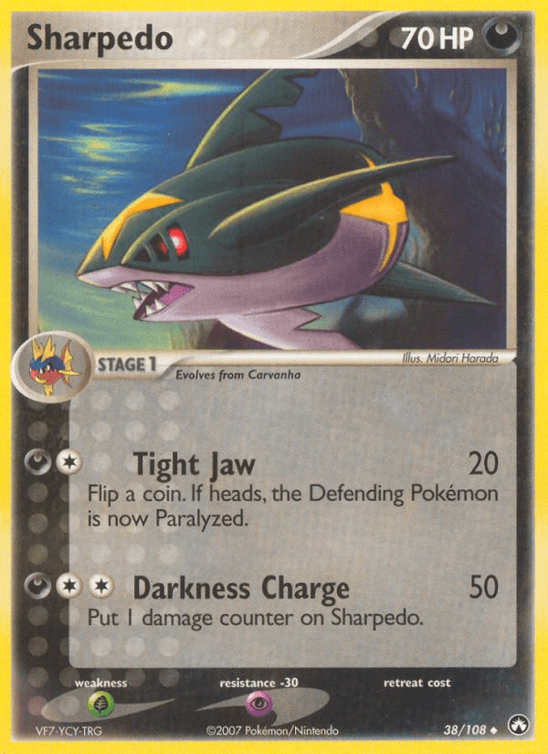 Sharpedo Power Keepers card