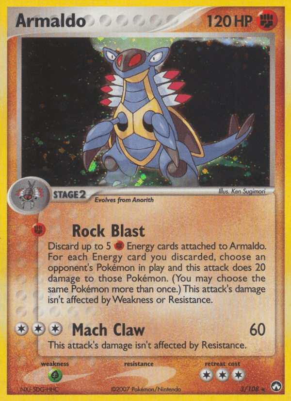 Armaldo Power Keepers card