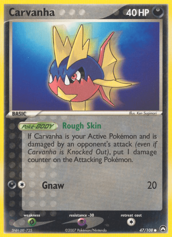 Carvanha Power Keepers card