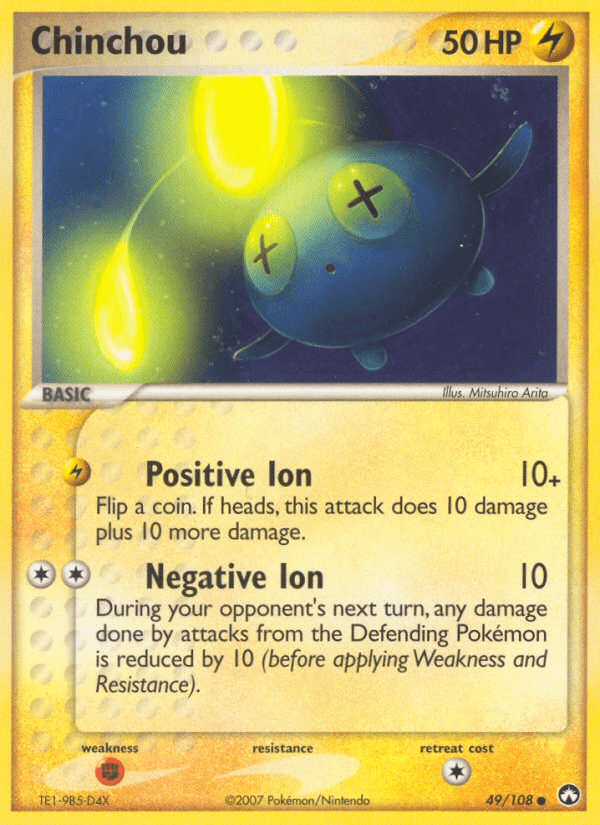 Chinchou Power Keepers card