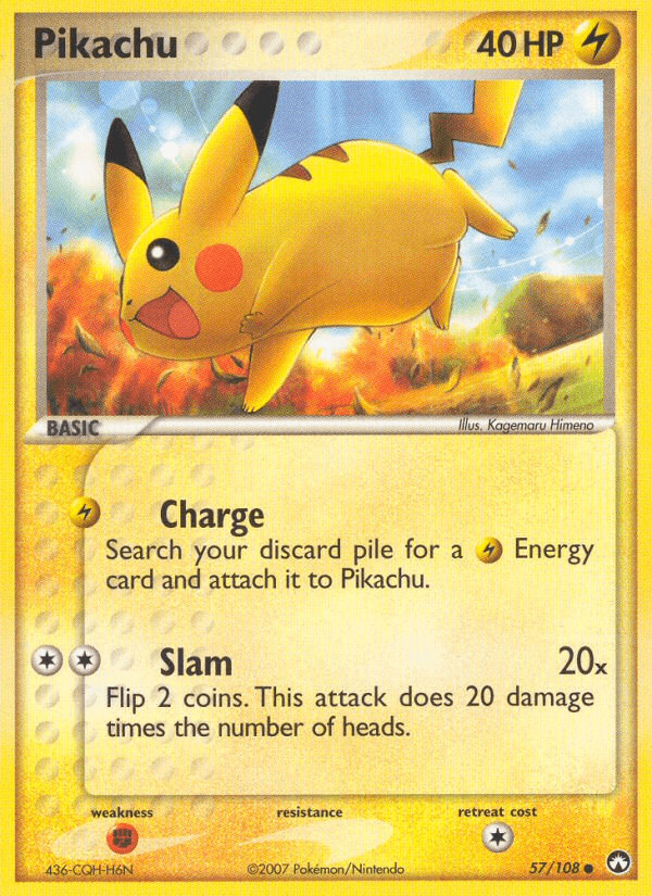 Pikachu Power Keepers card