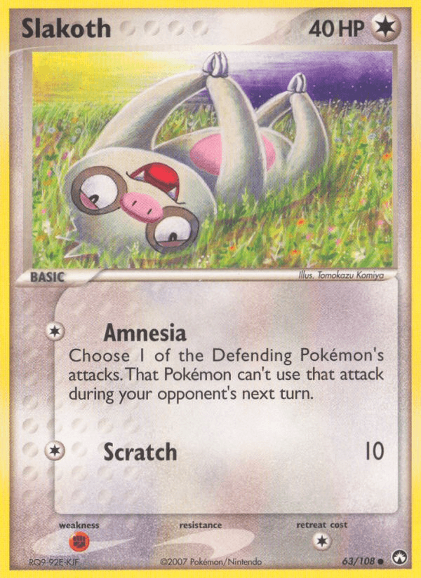 Slakoth Power Keepers card