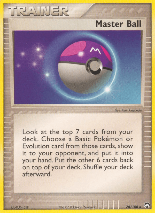 Master Ball Power Keepers card