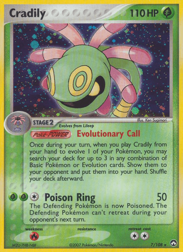 Cradily Power Keepers card
