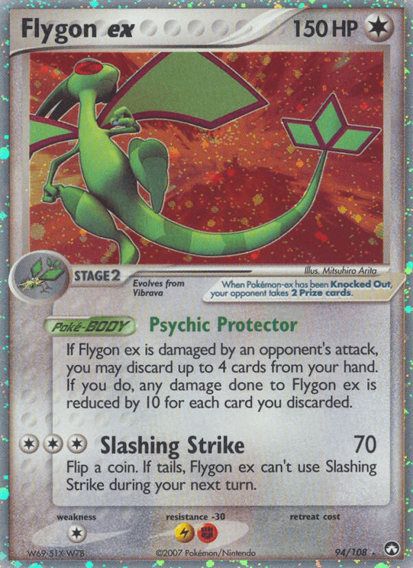 Flygon ex Power Keepers card