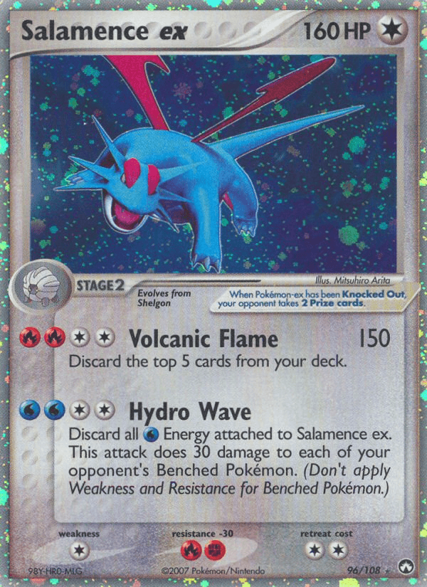 Salamence ex Power Keepers card