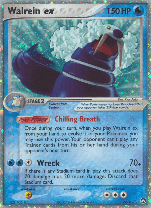 Walrein ex Power Keepers card