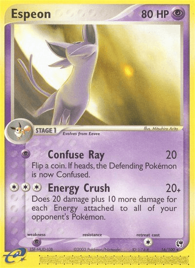 Espeon Sandstorm card