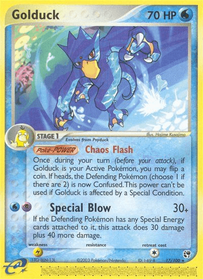 Golduck Sandstorm card