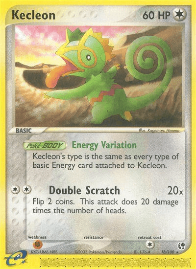 Kecleon Sandstorm card