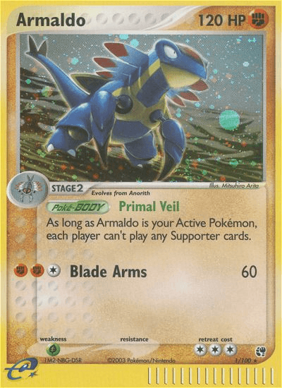 Armaldo Sandstorm card