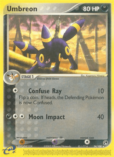 Umbreon Sandstorm card