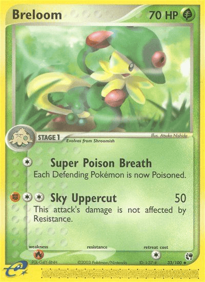Breloom Sandstorm card