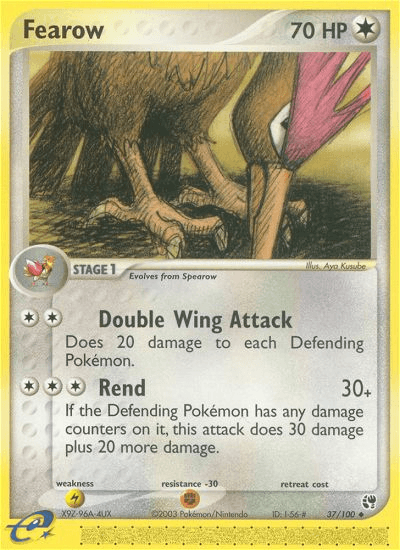 Fearow Sandstorm card