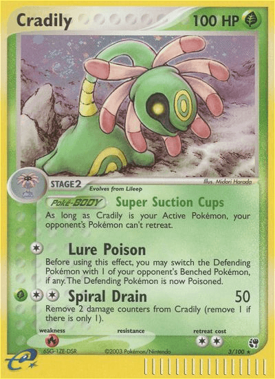 Cradily Sandstorm card
