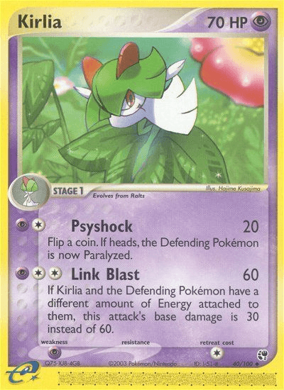 Kirlia Sandstorm card
