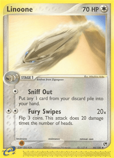 Linoone Sandstorm card