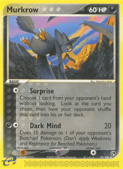 Murkrow Sandstorm card