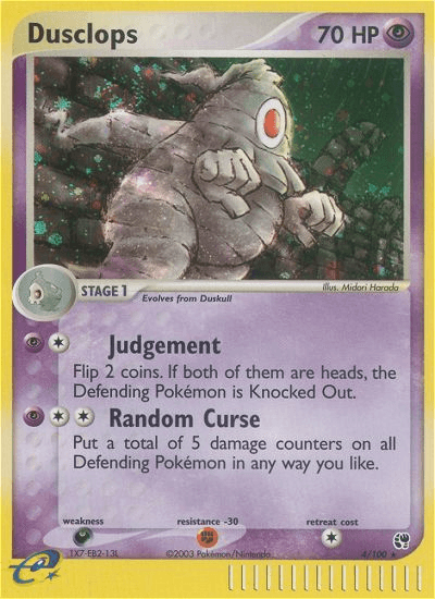 Dusclops Sandstorm card
