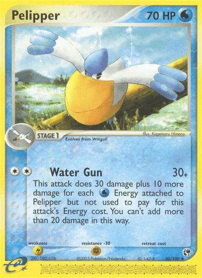 Pelipper Sandstorm card