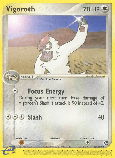 Vigoroth Sandstorm card