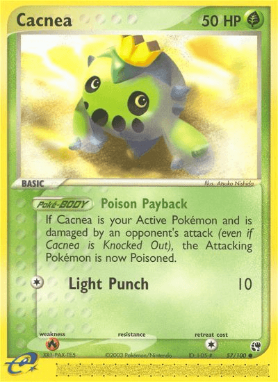 Cacnea Sandstorm card