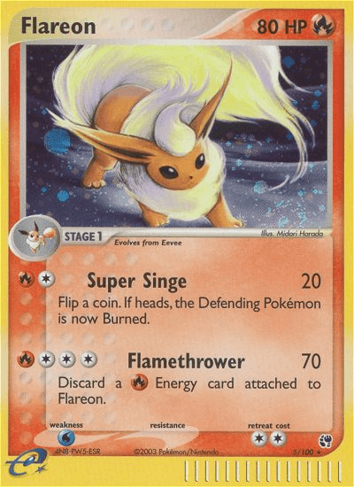 Flareon Sandstorm card