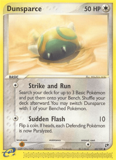 Dunsparce Sandstorm card