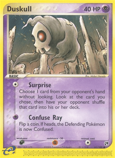 Duskull Sandstorm card