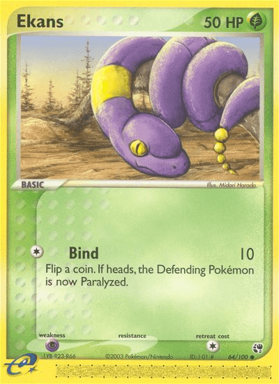 Ekans Sandstorm card