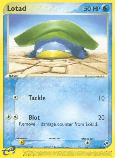 Lotad Sandstorm card