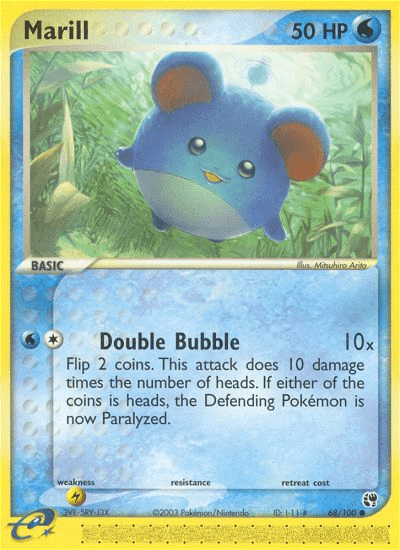 Marill Sandstorm card
