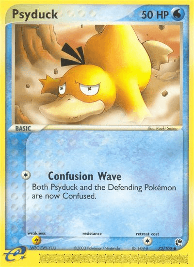 Psyduck Sandstorm card