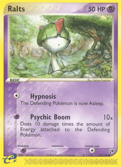 Ralts Sandstorm card